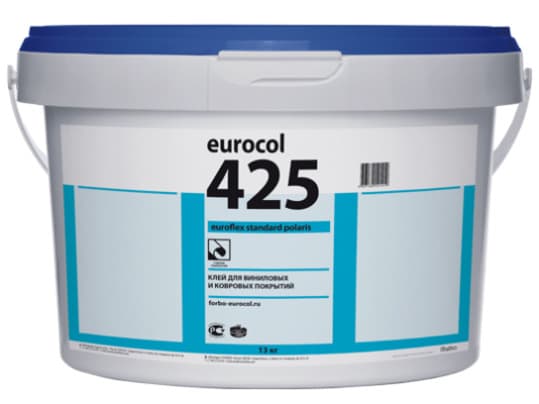 Клей для виниловых и ковровых покрытий 425 EUROFLEX STANDARD 20кг