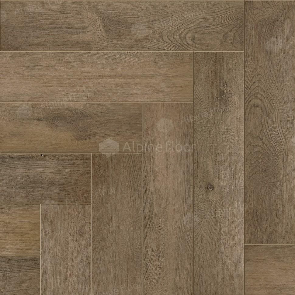 SPC ламинат Alpine Floor Light Parquet ДУБ НАСЫЩЕННЫЙ ЕСО 13-7 600x125 4 мм