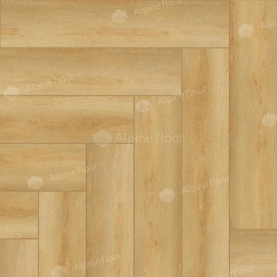 SPC ламинат Alpine Floor Light Parquet Дуб Батейн ЕСО 13-29 600x125 4 мм