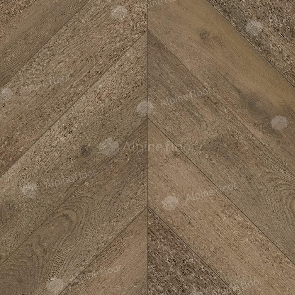 SPC ламинат Alpine Floor Chevron Alpine Дуб Насыщенный ECO 18-4 600x127 5 мм