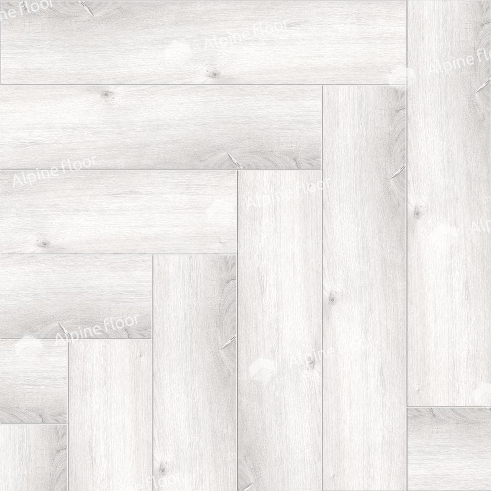 SPC ламинат Alpine Floor Light Parquet Дуб Альхена ЕСО 13-12 600x125 4 мм