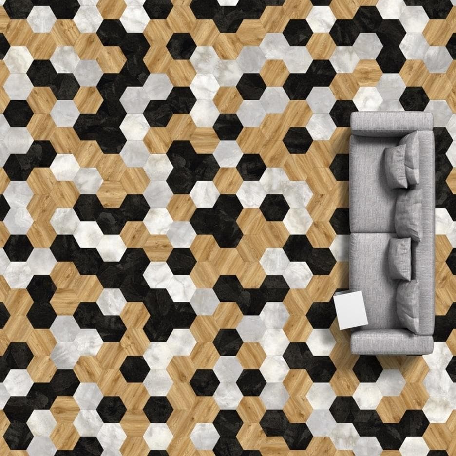 Кварцвиниловая плитка Moduleo Moods Big Hexagon 260