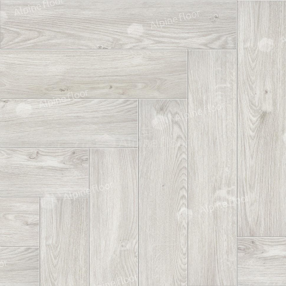 SPC ламинат Alpine Floor Light Parquet СНЕЖНЫЙ ЕСО 13-11 600x125 4 мм