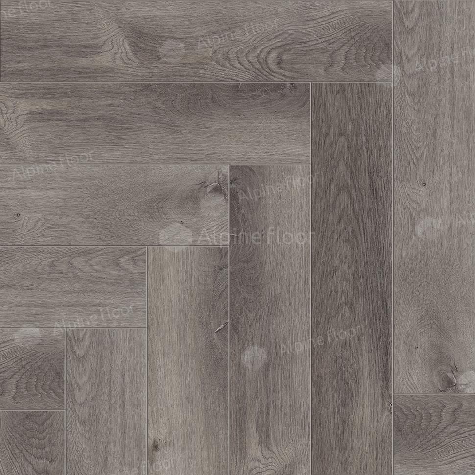 SPC ламинат Alpine Floor Light Parquet Дуб Мерга ЕСО 13-13 600x125 4 мм