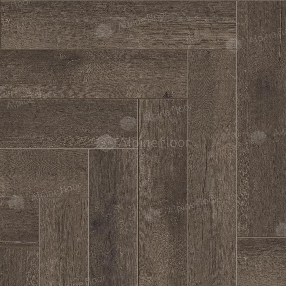 SPC ламинат Alpine Floor Light Parquet Дуб Антарес ЕСО 13-19 600x125 4 мм