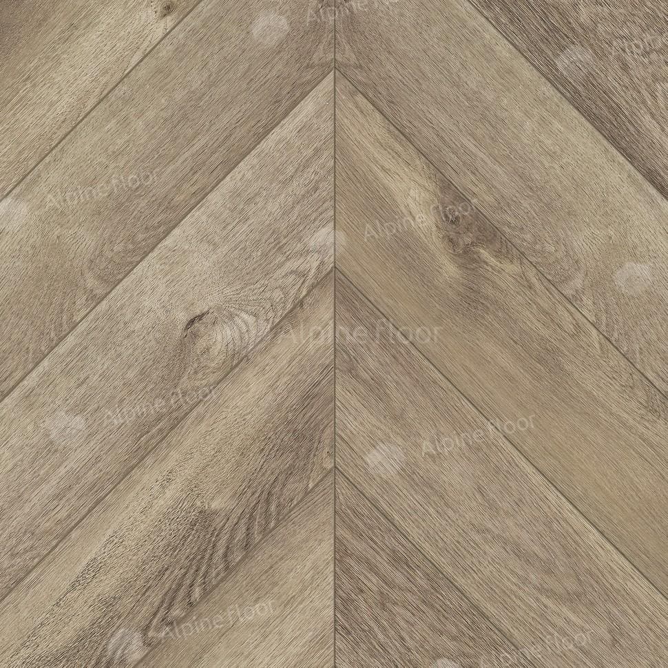 SPC ламинат Alpine Floor Chevron Alpine Дуб Натуральный Отбеленный ECO 18-3 600x127 5 мм