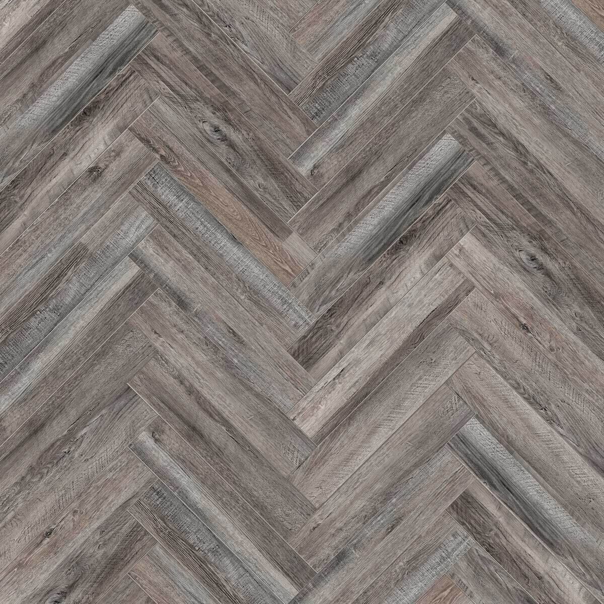 SPC ламинат - CronaFloor Herringbone 4V Дуб Реймс H008 - 640x128 4,5 мм