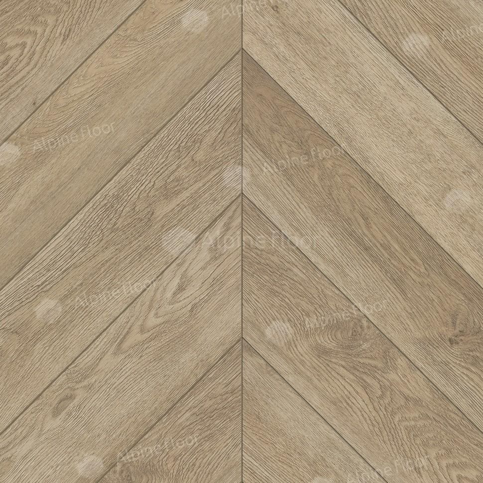 SPC ламинат Alpine Floor Chevron Alpine Дуб Ваниль Селект ECO 18-2 600x127 5 мм