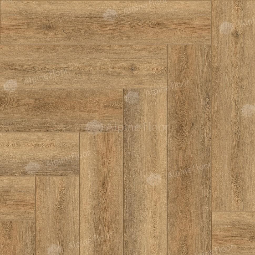 SPC ламинат Alpine Floor Light Parquet Дуб Буна ЕСО 13-30 600x125 4 мм