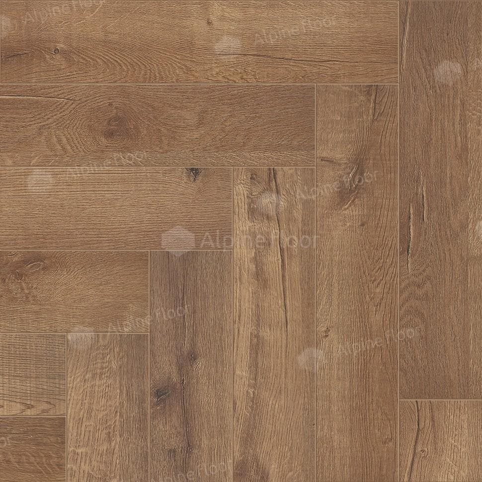 SPC ламинат Alpine Floor Light Parquet ДУБ ROYAL ЕСО 13-2 600x125 4 мм