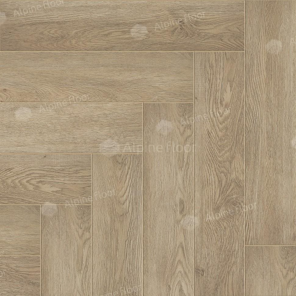 SPC ламинат Alpine Floor Light Parquet ДУБ ВАНИЛЬ СЕЛЕКТ ЕСО 13-3 600x125 4 мм